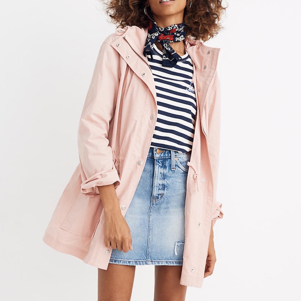 Madewell Anorak Raincoat Jacket Size S